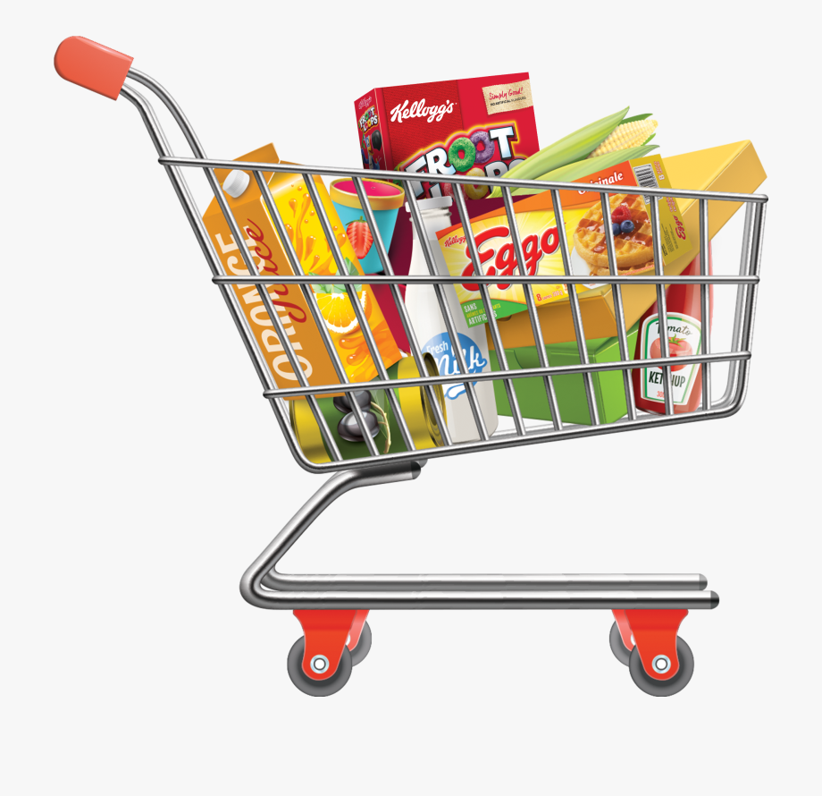 920x890 Groceries Vector Full Shopping Bag