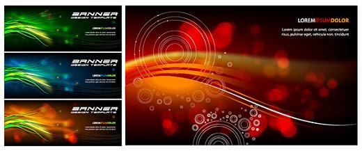 520x217 Vector Full Color Banners