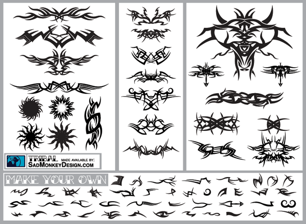 600x440 Free Vectors Tribal Graphics Tattoo Designs