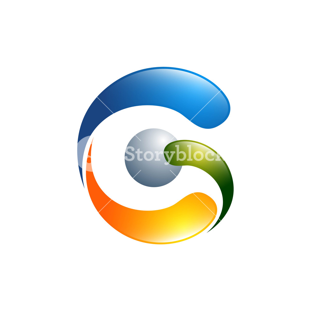 1000x1000 G Letter Logo Design Vector Illustration Template, G Letter Logo