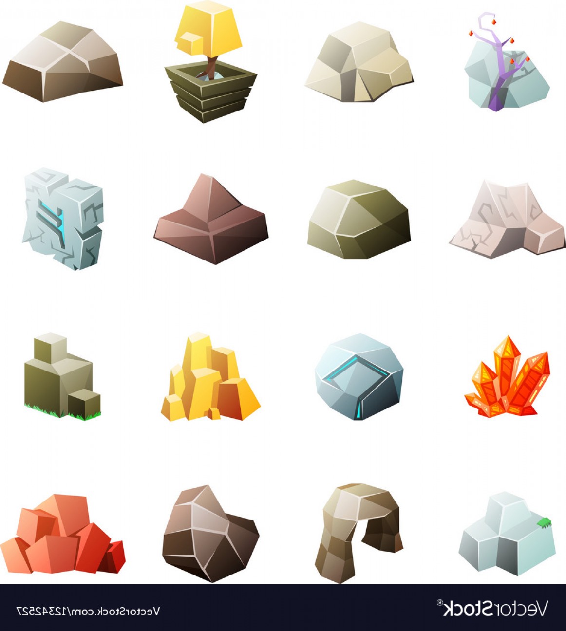 Game Art Environment Low Poly Rock Stone Boulder Vector Handandbeak 1162x1296 Game Art Environment Low Poly Rock Stone Boulder Vector Handandbeak