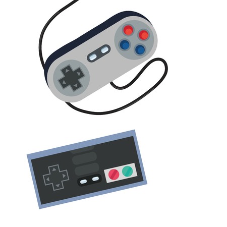 Video Game Console Control Play Vector Illustration Royalty Free 450x450 Video Game Console Control Play Vector Illustration Royalty Free