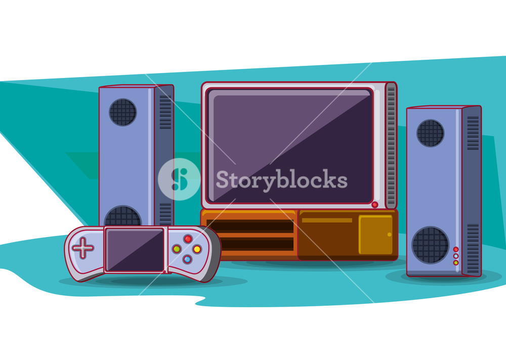 Video Game Console Icons Vector Illustration Design Royalty Free 1000x717 Video Game Console Icons Vector Illustration Design Royalty Free