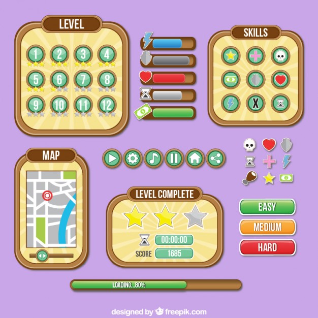 626x626 Game Boards Vector Free Download