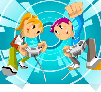 350x319 Playing Game Vector Free Vectors Ui Download