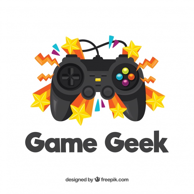 626x626 Gaming Logo With Stars Vector Free Download