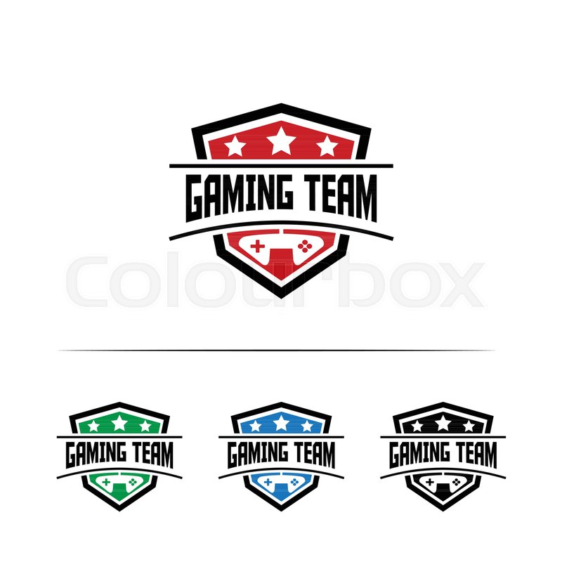 800x800 Illustration Of Gaming Logo Design Stock Vector Colourbox