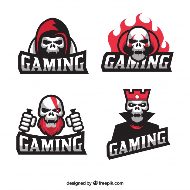 626x626 Video Game Logo Collection With Flat Design Vector Free Download