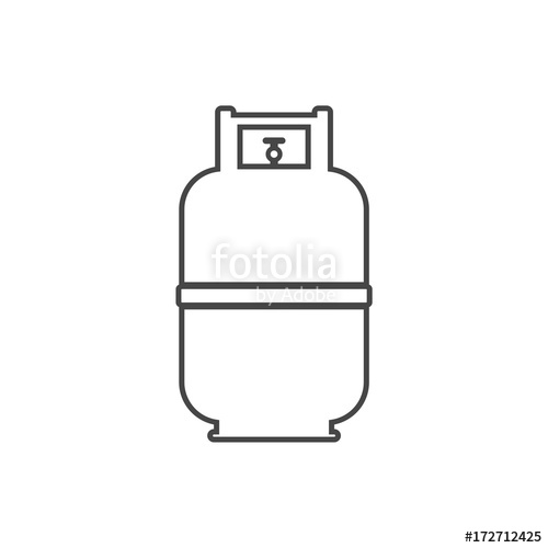 500x500 Gas Bottle Icon Stock Image And Royalty Free Vector