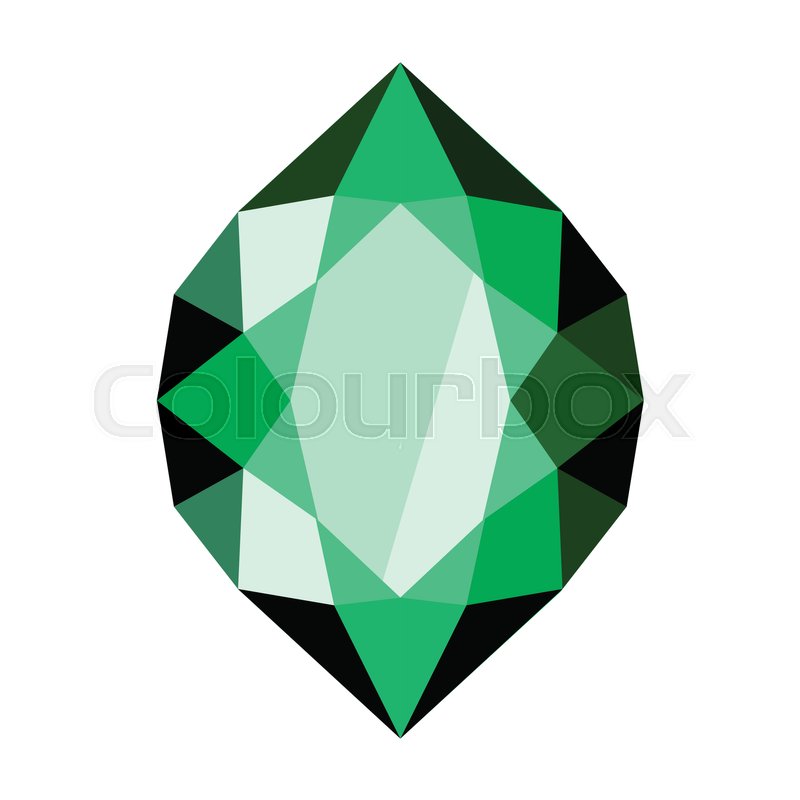 800x800 Cartoon Realistic Gems Jewels Diamond Stock Vector Colourbox