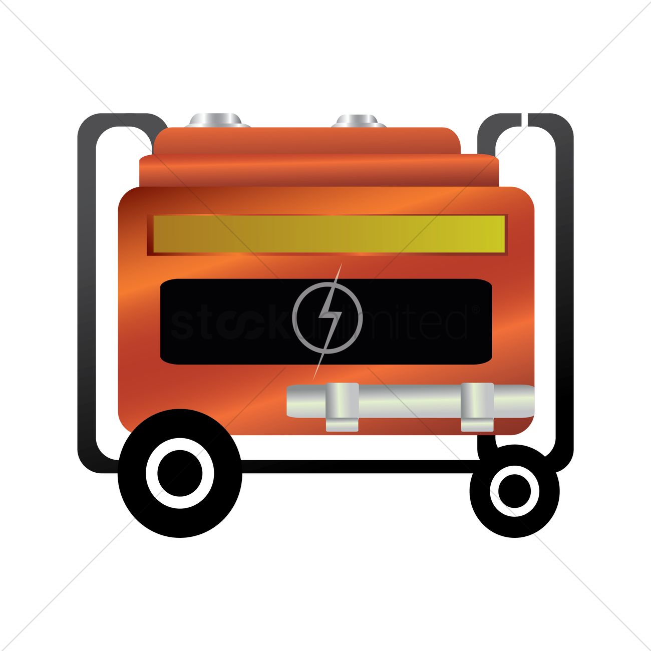 1300x1300 Gasoline Generator Vector Image