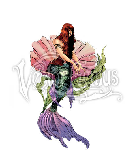 Beautiful Tropical Mermaid Vector Genius Stockart 468x580 Beautiful Tropical Mermaid Vector Genius Stockart