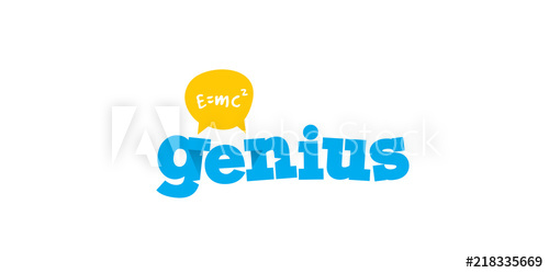Vector Genius Logo With Equation Of Einstein Mass Energy 500x249 Vector Genius Logo With Equation Of Einstein Mass Energy