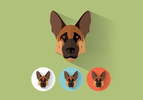 286x200 German Shepherd Free Vector Art