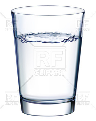 Glass With Water Isolated N White Vector Image Of Food 320x400 Glass With Water Isolated N White Vector Image Of Food