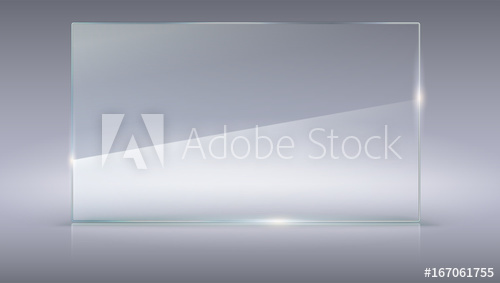 Blank, Transparent Vector Glass Plate Vector Template, Horizontal 500x283 Blank, Transparent Vector Glass Plate Vector Template, Horizontal