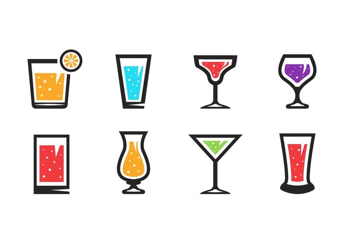 700x490 Free Alcoholic Drinks Icons Vector
