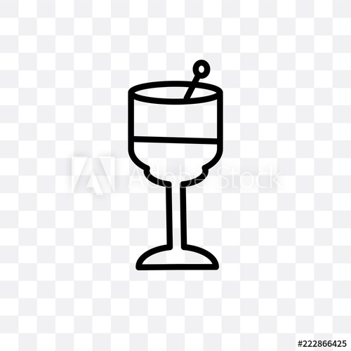 500x500 Wine Glass Icon Isolated On Transparent Background Simple