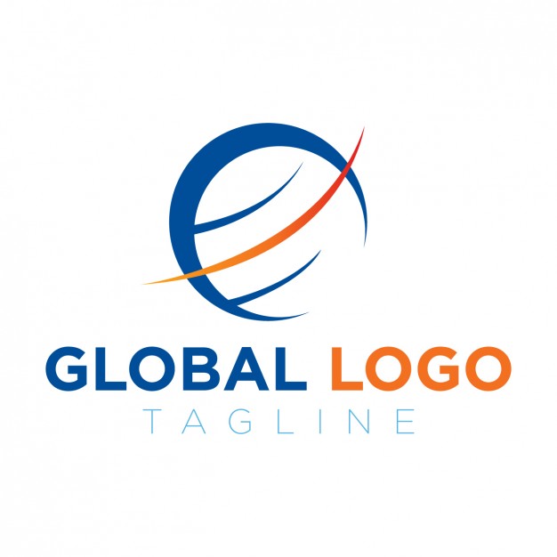 626x626 Global Logo Blue And Orange Vector Free Download