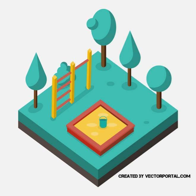 660x660 Playground Illustration