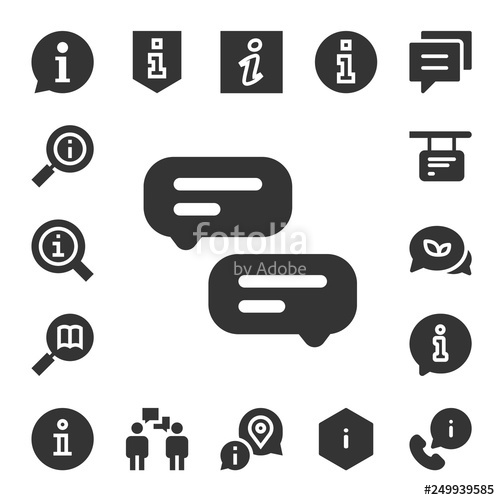 Glyphs Icon Set Stock Image And Royalty Free Vector 500x500 Glyphs Icon Set Stock Image And Royalty Free Vector