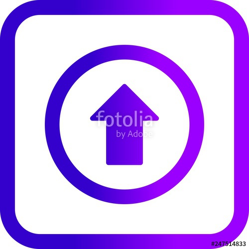 500x500 Vector Go Straight Ahead Icon Stock Image And Royalty Free Vector