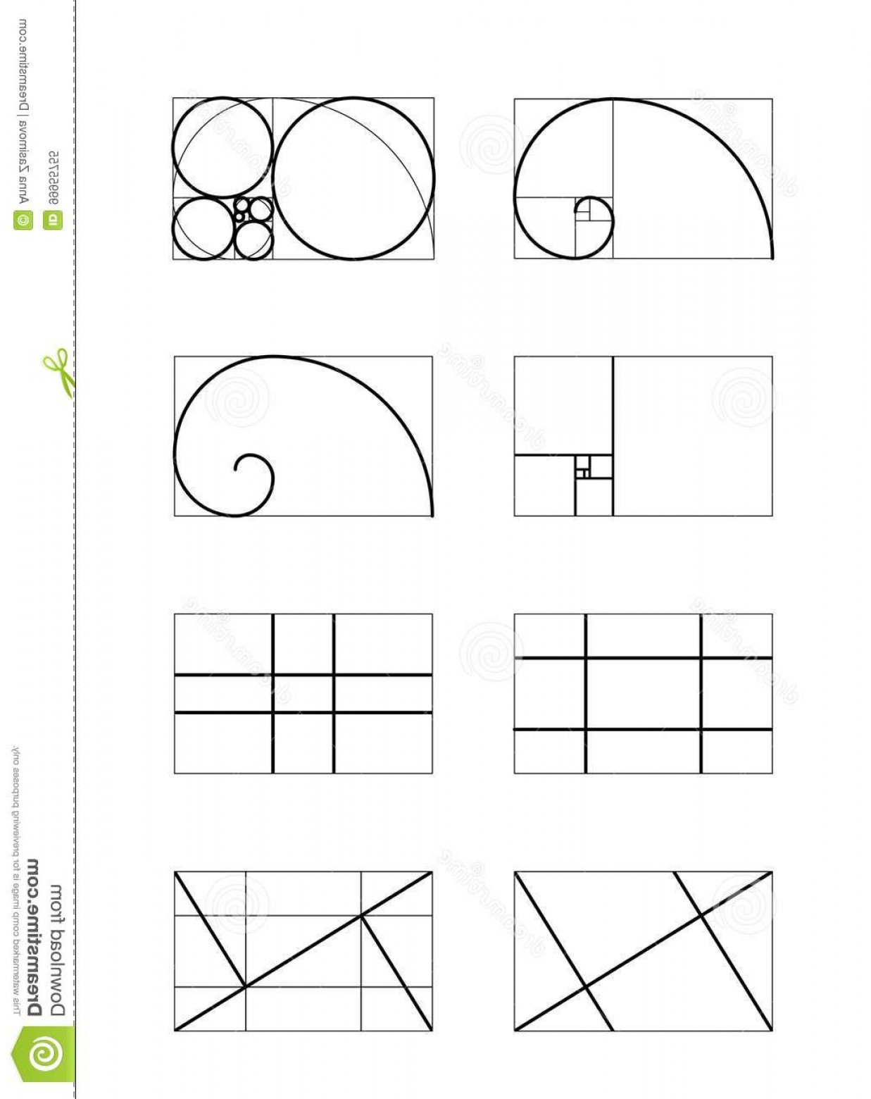 1237x1560 Golden Ratio Cover Template Pattern Proportions Illustration Based