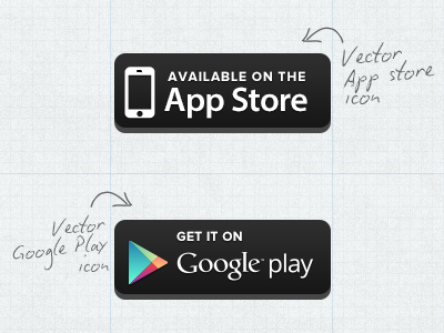 400x300 Free Vector Appstoregoogleplay Button