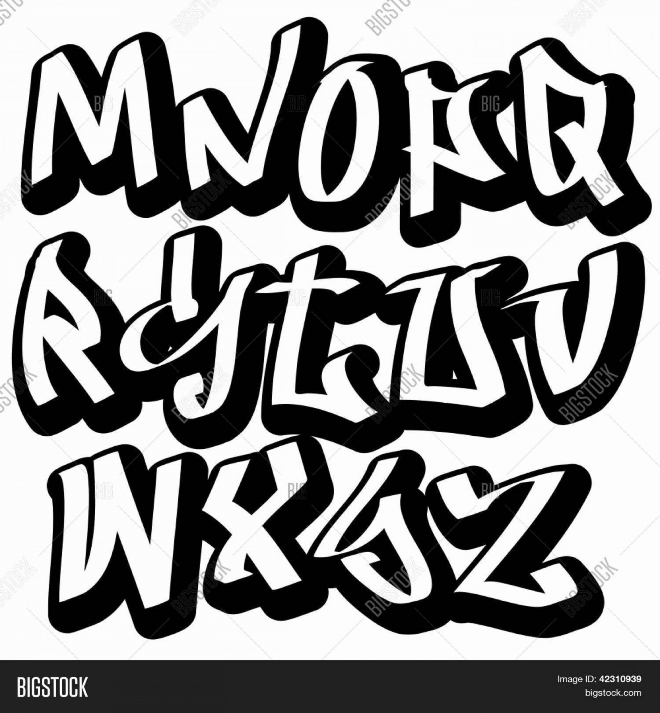 2160x2332 Graffiti Letters Font Ideal Graffiti Font Alphabet Letters Vector