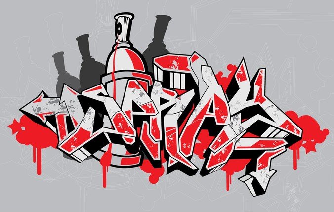 676x429 Free Graffiti Fonts Files, Vectors Graphics