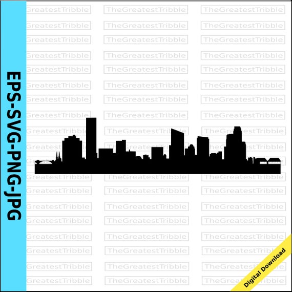 570x570 Grand Rapids Michigan City Skyline Clip Art Png Etsy