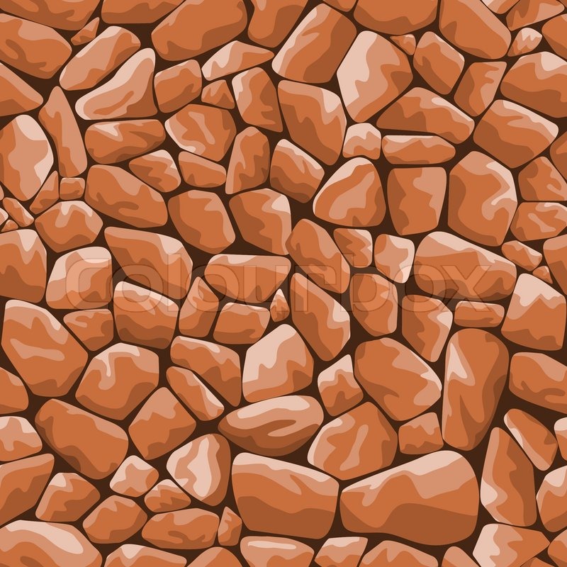 800x800 Rock And Stone Seamless Stock Vector Colourbox