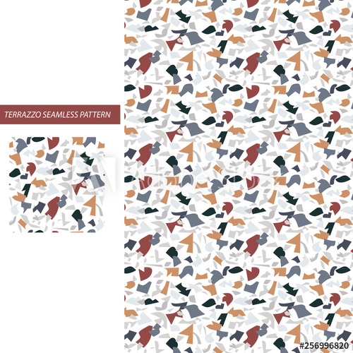 500x500 Terrazzo Pattern Seamless Marble Stone Texture Vector Granite