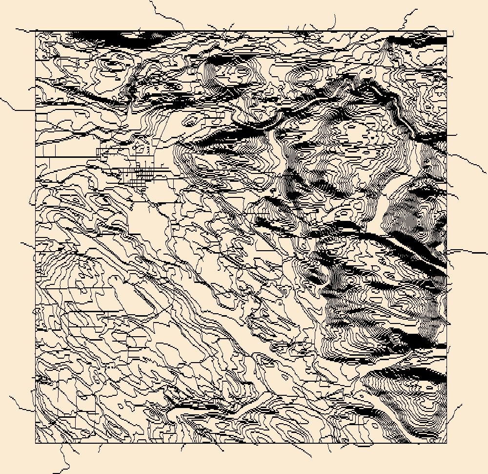 1000x970 Usgs Topo Map Vector Data