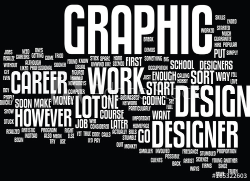 Graphic Designer Career Text Background Word Cloud Concept 500x361 Graphic Designer Career Text Background Word Cloud Concept