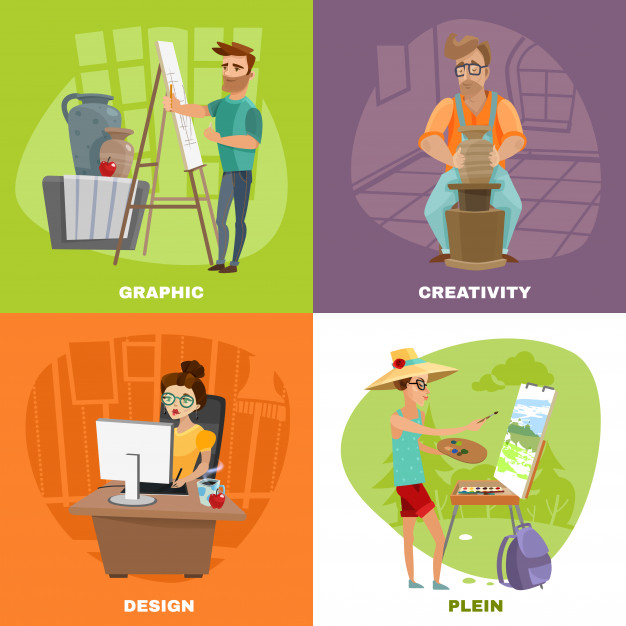 Graphic Designer Artist Icons Square Vector Free Download 626x626 Graphic Designer Artist Icons Square Vector Free Download