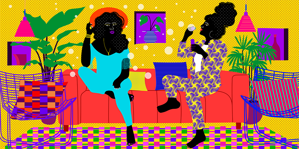 Durand, Black Female Visual Artist African Wall Hanging 1000x500 Durand, Black Female Visual Artist African Wall Hanging