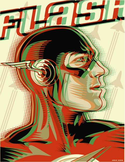 500x646 Comic Book Inspired Vector Artwork