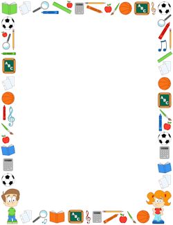 250x324 Vector Fisica Free School Borders Clip Art