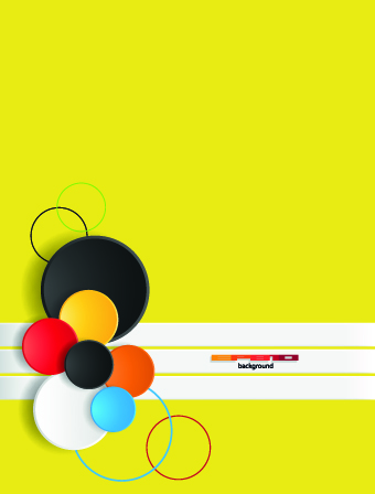 340x448 Yellow Style Abstract Background Vector Graphics Free Download