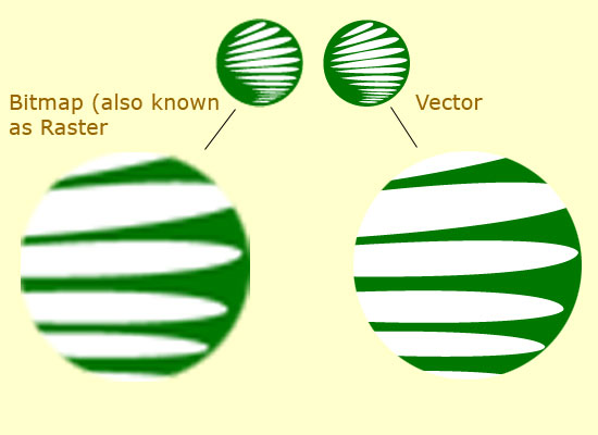 550x400 Vector Vs Bitmap What's The Difference