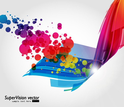 400x344 Abstract Colorful Background Vector Free Vector Download