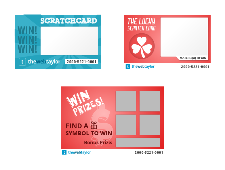 782x592 Free Scratch Card Vector Graphic Pack