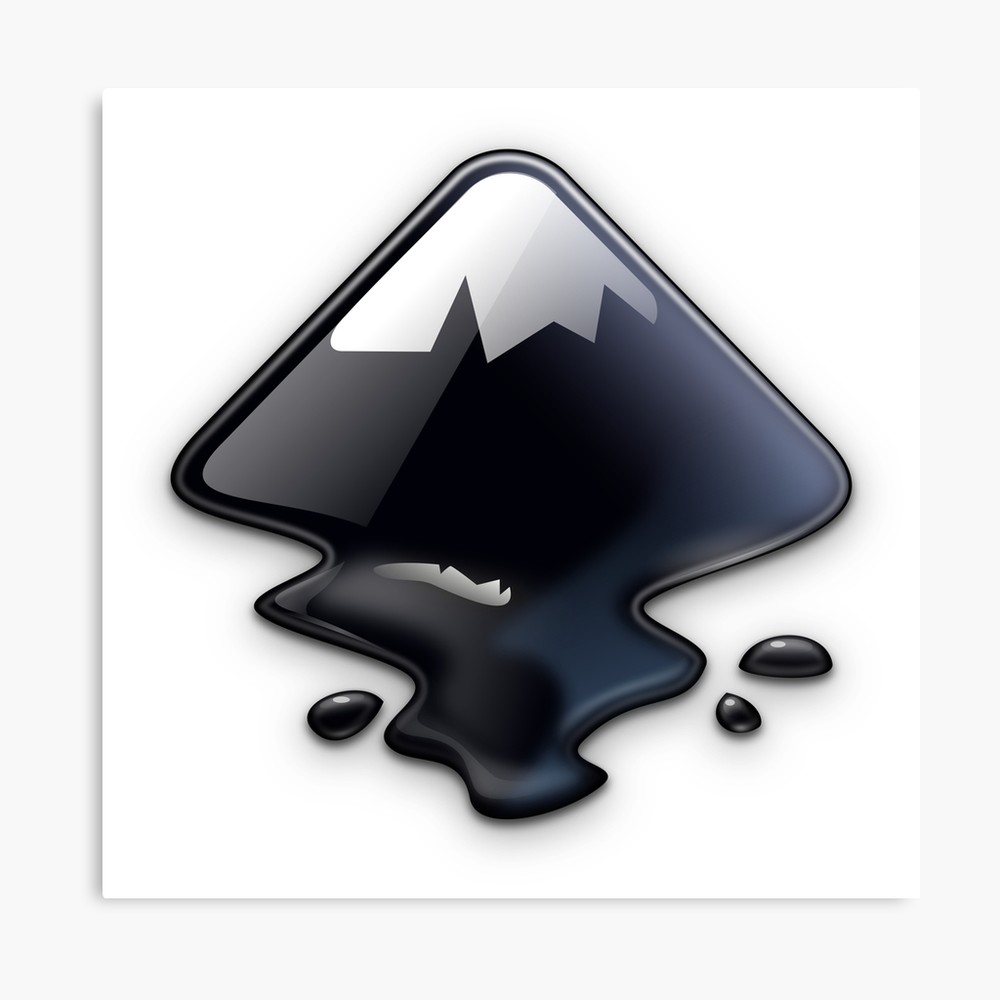 1000x1000 Inkscape Vector Graphics Editor Logo Canvas Print