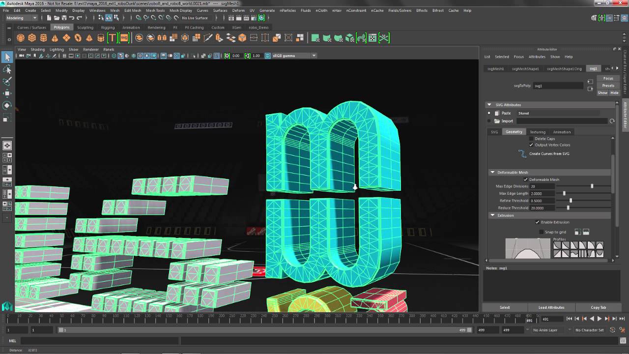 1280x720 Maya Extension Improved Vector Graphics Workflow