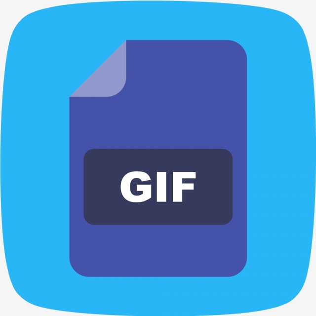 640x640 Vector Gif Icon, Gif, File, Extension Png And Vector For Free