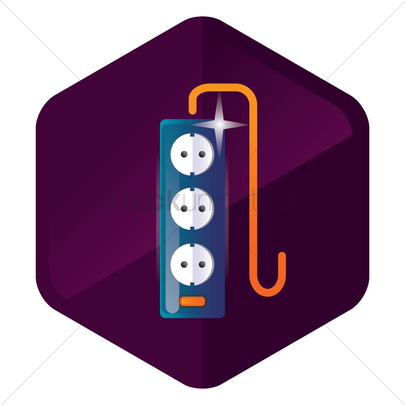 1300x1300 Extension Board Vector Image