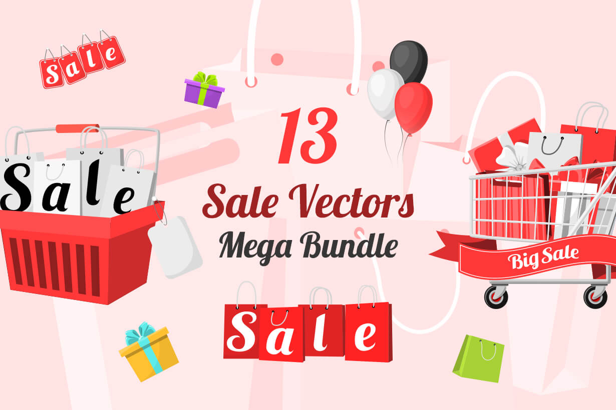 1230x820 Sale, Offer And Discount Free Vector Signs Boost My Sales