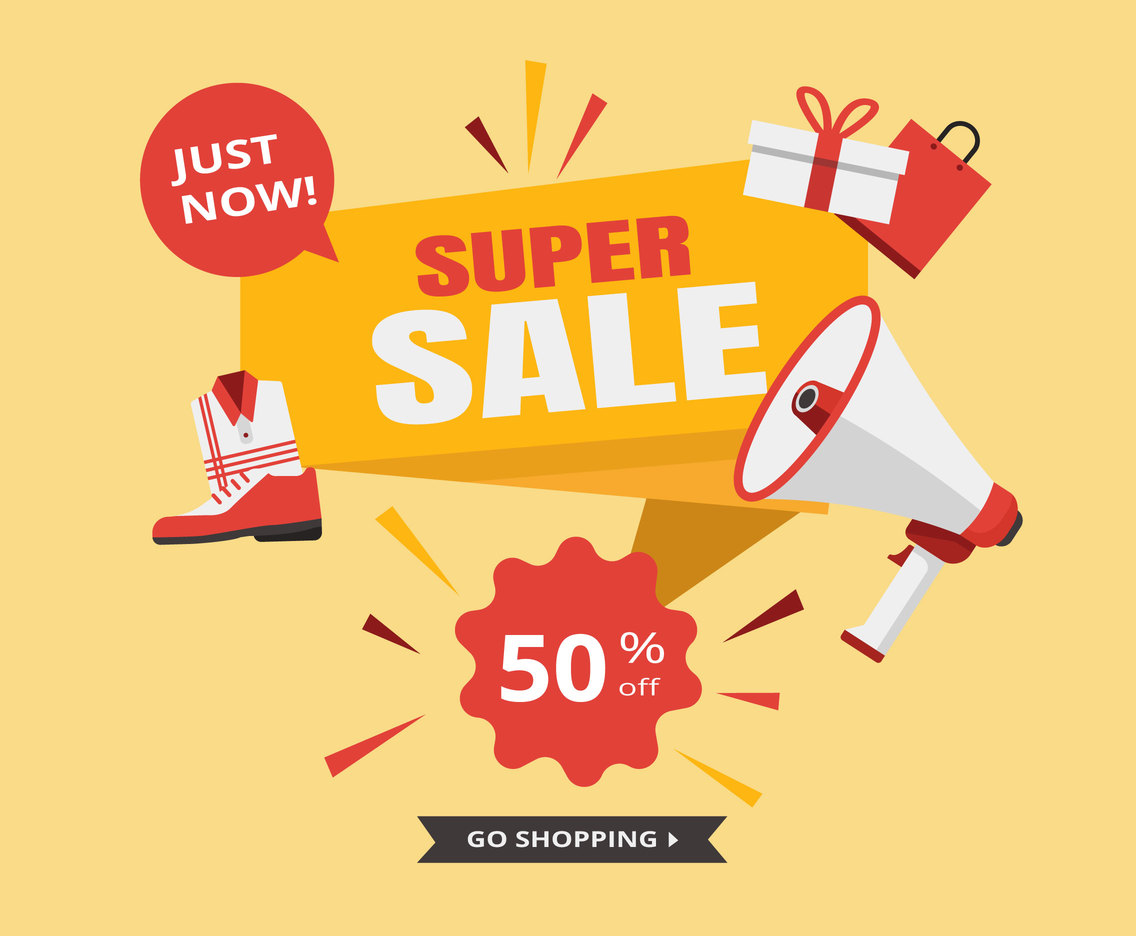 1136x936 Super Sale Vector Vector Art Graphics