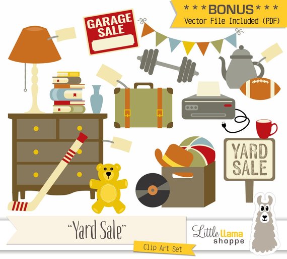 570x513 Yard Sale Clipart, Vector Garage Sale Clip Art, Rummage Sale Clip